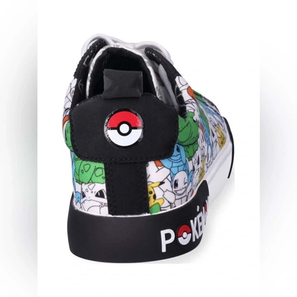 Ground Up Men’s Pokemon Lace Up Low Top Canvas Sneaker Shoes Size 10
